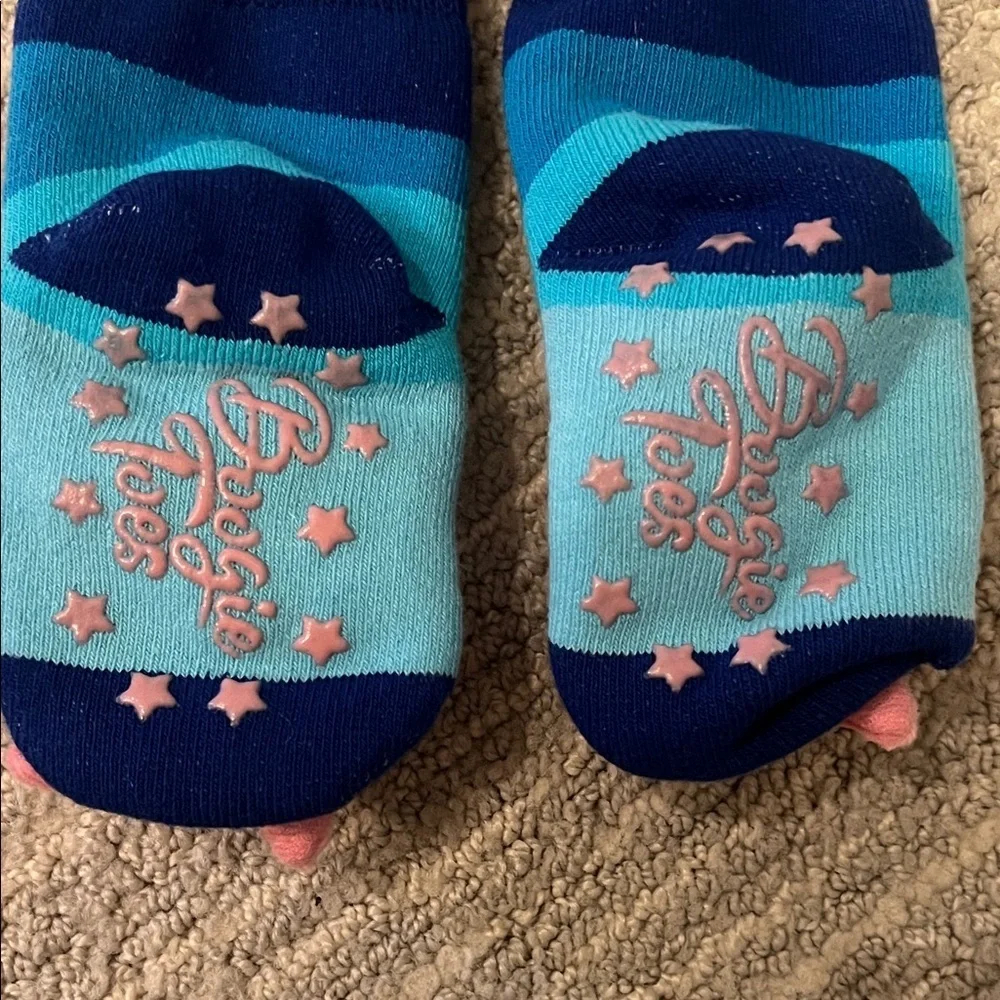 Boogie Toes Starfish Baby Grip Socks 1-2 Years NWT Summer Outfit